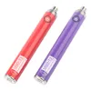 Original Preheating Dual Charger Port battery 1300mah pre-heat batteries Ecigs ugo t3 variable voltage vaporizer vape pen