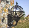 Vintage Outdoor Wall Lampa, Wodoodporna Europejska Retro Loft Przemysłowy Balkon Lampa Nordic Outdoor Porch Oświetlenie Yard Garden Light