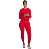 Femmes survêtements Deux Pièces Ensemble Casual À Manches Longues Top Zipper Cardigan Crayon Pantalon Tenues De Mode Sport Joggers Rue Vêtements DHL