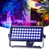 6 pièces IP65 étanche LED ville couleur lavage lumière 48x15w rgbwa 5in1 dimmable extérieur led lumières rondelle murale