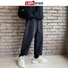 Lappster Jean Streetwear Noir Pour Hommes Pantalon Harem En Denim Hip Hop La Mode Corenne Harajuku 2022 0309