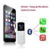 Mini téléphone portable sans fil Bluetooth Casque Dialer Telefonos Moviles Support mains libres Radio Fm Carte SIM unique Téléphones portables Téléphone Gsm Long-Cz J8 Celulares