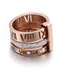 Trend Modeparen Rings titanium roestvrijstalen valentijnen ring hoogwaardige mix hele zirkonia ringen5973107