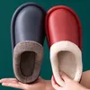 Kvinnor Vinter tofflor Retro kvinnliga skor Eva Waterproof Platform House Slippers inomhus mjuk unisex fluffiga tofflor av hög kvalitet Y201026