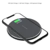 10W QI Wireless Charger för iPhone 8 X XR XS Max QC30 10W Fast Wireless Charging för Samsung S9 S8 Note 9 S10 USB Charger Pad7104659