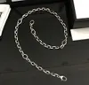 New Product Fashion Necklace Silver Plated Necklace High Quality Trend Couple Chain Necklace Long Jewelry Supply Wholesale