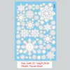 Christmas Snow Glass Sticker Window Showcase Static Room Decoration Selfadhesive Wall Y201020