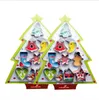 Cookie cutters 10st vinter julkaka cutter set rostfritt stål bakeware verktyg julgran snöflinga godis cane bells stocking