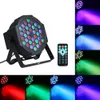 AC90-240V 24W 36 LED'ler RGB Mini Sahne Par Işığı