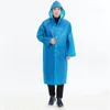 Impermeable Mujeres Hombres Ropa impermeable larga con capucha Impermeable Ropa impermeable Impermeable Capa de lluvia Mujer Cubierta de lluvia Hombre Poncho Pongee Senderismo T200328