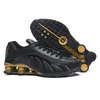 Shox R4 Novo OG R4 Run Shoes Mens Oz NZ Entregar Triple Black White Laranja Prata Vermelho Treinadores de Ouro Esportes Sapatilhas 40-46