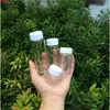 20ml 50ml 65ml 90ml frascos de vidro tampa de plástico parafuso branco frascos transparentes frascos 24pcshigh qualtity