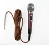 Metal Vokal Hareketli Bobin Dinamik Profesyonel Mikrofon Sistemi 6.5mm Jack 5 M Kablo Hi-Fi Şeridi Karaoke için Uni-Directional Mic