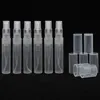 1000pcs 2ml 3ml 5ml Empty plastic spray perfume bottle vial sample bottles Transparent atomizer tube