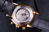 Forsining verre convexe élégant Tourbillon 3D bracelet en cuir véritable hommes montres haut automatique montre Clock1