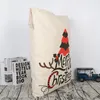 2019 New Christmas Large Canvas Gift Bag Monogrammable Storage Bags Santa Reindeers Drawstring Candy Bag Christmas Supplies W959558834786