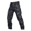 Winter Fleece Shark Skin Soft Shell Tactical Pants Military Camouflage Pants Men Windproof Waterproof Warm Camo Army Pants S-3XL 201218