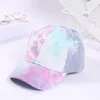 CC Hat Men's and women's summer sunshade camouflage baseball mesh cap sunscreen breathable ponytail adjustable Pure color duck tongue