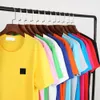 Camisetas masculinas de alta qualidade de algodão mangas curtas designers redondos de pescoço de pescoço de verão distintivo feminino tshirts streetwear tees casuais roupas de homem