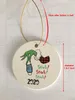 54 Styles Grinch Hand Christmas Ornament Personalize Grinch Ornament Christmas Quarantine Ornament Face Mask Xmas Pendant