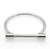 2022 design de moda ferradura parafuso pulseira ouro prata rosa preto aço inoxidável pulseiras pulseiras para homens mulheres bracele5204446