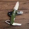 Neuankömmling 8200 Assisted Open Flipper Klappmesser 8Cr13Mov Satinklinge T6061 Griff EDC Multitool-Messer