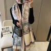 Écharpe en cachemire pour femmes Pashmina Châles Wraps épais chaud Hijab luxe hiver poncho étoles couverture1