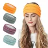 Knitted Headbands Women Winter Sports Hairbands Turban Yoga Head Band Ear Protect Muffs Cap Headbands 20 colors Hair Accessories ZYY41