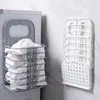 Laundry Basket Dirty Clothes Basket Bathroom Folding Laundry Hamper Wall Hanging Plastic Large Clothes Storage Basket Organizers Y200111