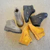الأطفال Martin Boots أحذية جلدية اصطناعية الفتيات الشتاء الأولاد الجديد الأطفال أحذية الحفاظ على الأحذية الشتوية الثلجية أحذية الثلج 201113263V5095637