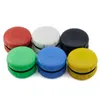 New style herb accessories 60mm multicolor 2 parts hamburger shape tooth smoking grinder Creative tobacco grinders