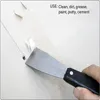 7pcs Putty Knife Scraper Blade 1-5inch Wall Shovel Carbon Steel Plastic Handle Construction Tool Plastering Knife Tool Bag