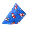 Julhund Bandana Scarf Triangle Bibs Kerchief Pet Costume Tillbehör för små till stora hundar Katter JK2012XB