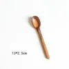 Деревянная ложка экологически чистый натуральный тиквуд Длинная ручка салата смешивая ложка мороженого совок посуду