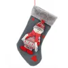 Felice anno nuovo Natale calza regalo squisito regalo sacchetto di caramelle per l'albero di Natale decorazione della decorazione domestica accessori natale all'ingrosso
