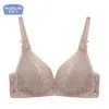 Paerlan Pequeno Peito Sexy Lace Sutiã Mulheres Sem Emenda Push Up Fio Livre Retrátil Ajustável Ajustável Alta Confortável Underwear 201202