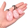 3 PCSSet Natural Jade Stone Yoni Egg Crystal Chakra Healing Yoga Kegel Övningsägg för att träna PC -muskler bäckenbotten JK2101XB1798258