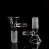 Schieben Sie Glasschüsseln, bunte Schneeflocken-Filterschüssel mit Wabensieb, 10 mm, 14 mm, 18 mm, männlich, berauschende Glasschüssel, Bong-Schüssel für Glasbongs, Bohrinseln