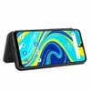 Przypadki z włókna węglowego dla UMIDIGI A11 Pro Max S5 A7 A9 Pro A7S A3S A3x F2 Power 3 Case Magnetyczne Stand Stoy Flip Karta ochronna Walle1545769