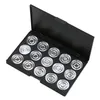 15 PCS 26mm Empty "No Magnetic " Eyeshadow Palette With Aluminum Pans Makeup Tools Cosmetics DIY Box paleta de sombras