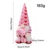 Świąteczne Gnomy Walentynki Dekoracje Pluszowa Mr. Pani Pani Skandynawska Tomte Doll Valentines Gift Home Table Ornamenty XBJK2201