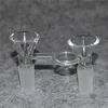 Glazen kom met handvat voor bong dab rig man 14mm 19mm gezamenlijke vrouwelijke glazen kom voor bong waterpijp