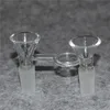 Convertitore adattatore Galss per narghilè Bong in vetro 14mm 18mm Femmina a maschio Ciotola Banger al quarzo Tubi d'acqua in vetro Pyrex forgiato spesso