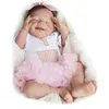 RSG Reborn Baby Boneca 20 polegadas Lifelike Recém-nascido Sorriso Sorriso Bebê Menina Vinil Reborn Bebê Boneca Presente Brinquedo Para Crianças LJ201031