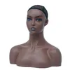 Nowa kobieca realistyczna pvc manekin head popiersie do peruk biżuterii i hat display1294895