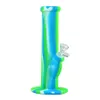 hauteur de la pipe à fumer Narguilé portable bon marché Silicone Bongs plate-forme pétrolière en cire Tuyaux d'eau en silicone