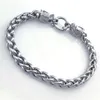 Bijoux pour hommes bracelet dominateur en acier titane pour hommes personnalité européenne et américaine bracelet punk rétro femme version coréenne marée