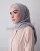 Fascia per hijab in cotone increspato a bolle da donna. Hijab islamico Sciarpe Scialli 180 * 70 cm