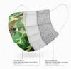 Camouflage-Einweg-Gesichtsmasken mit elastischer Ohrschlaufe, 3-lagig, atmungsaktiv, zum Blockieren von Staub und Luft, Anti-Verschmutzungsmaske FY0208
