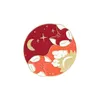 Cute Round Goldfish Fox Enamel Brooches Pin for Women Girl Fashion Jewelry Accessories Metal Vintage Brooches Pins Badge Wholesale Gift